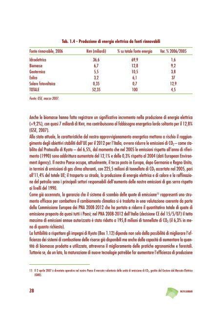 Bioenergia rurale. Analisi e valutazione delle biomasse a fini ... - Inea