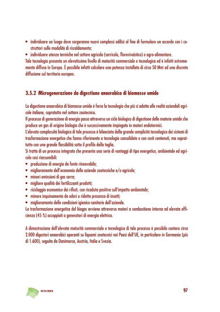 Bioenergia rurale. Analisi e valutazione delle biomasse a fini ... - Inea