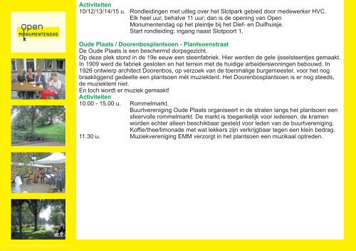 Open Monumentendag Folder 2012 - Historische Vereniging ...