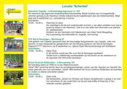 Open Monumentendag Folder 2012 - Historische Vereniging ...