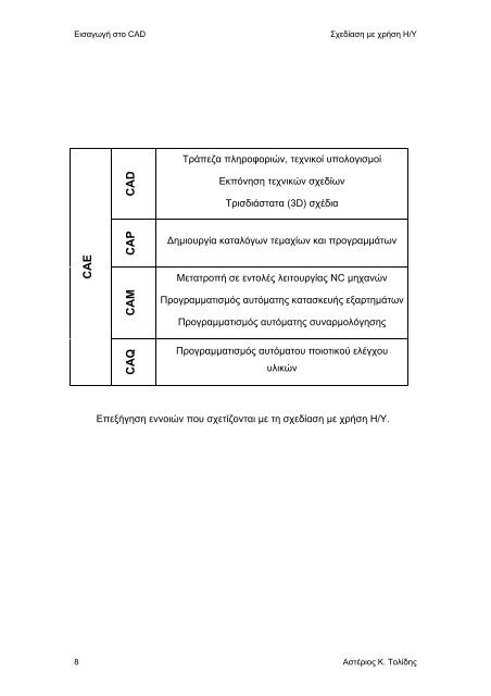 Σχεδίαση με χρήση Η/Υ - AutoCAD e-book pdf - eBooks4Greeks.gr