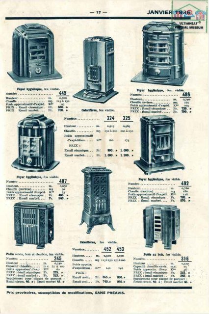 GODIN cuisine et chauffage au gaz, 1936 - Ultimheat