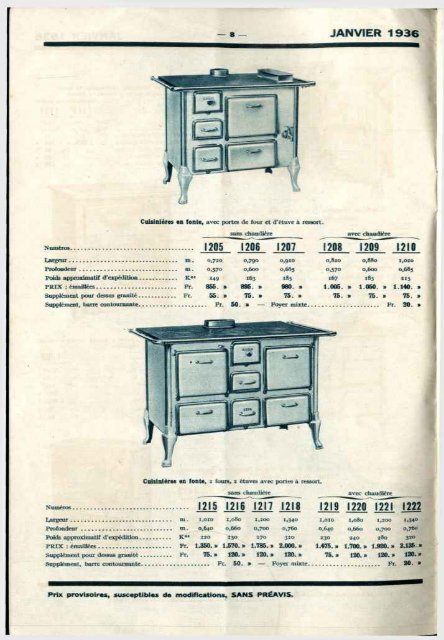 GODIN cuisine et chauffage au gaz, 1936 - Ultimheat