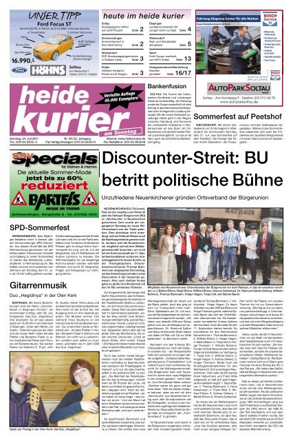 Discounter-Streit: BU betritt politische Bühne