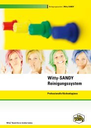 Witty-SANDY Reinigungssystem - Witty Chemie GmbH & Co. KG