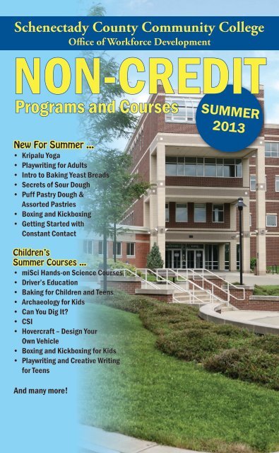 Programs and Courses - Schenectady County Community College