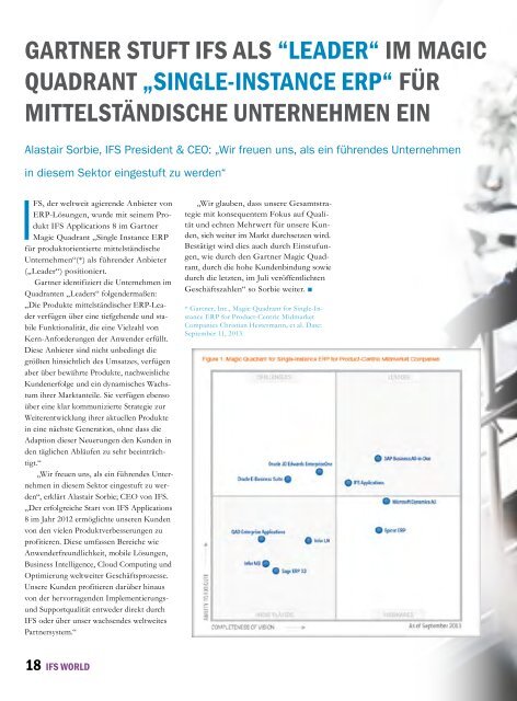 IFS WORLD CONFERENCE GARTNER ERP IM EINSATZ BEI LPKF