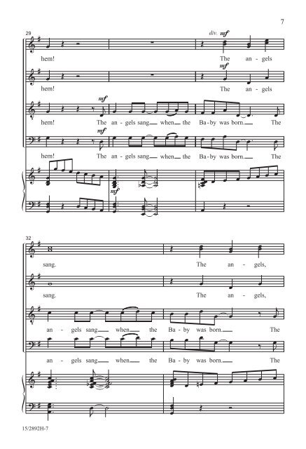 The Virgin Mary Had a Baby Boy - JW Pepper Sheet Music