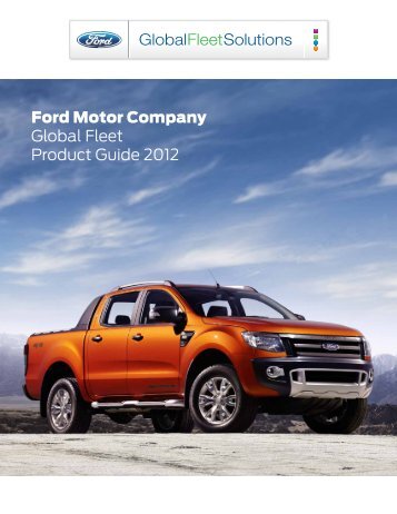 Ford Motor Company Global Fleet Product Guide 2012