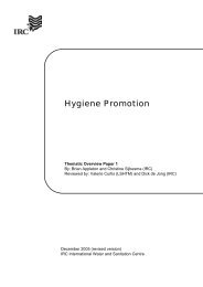 Hygiene Promotion - IRC International Water and Sanitation Centre