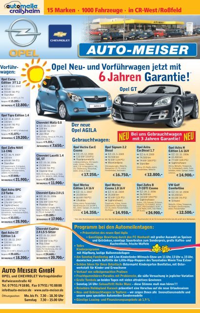 Opel Meiser Crailsheim