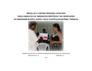 manual de la partera tradicional capacitada - CORE Group