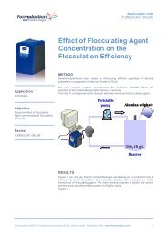 Effect of Flocculating Agent Concentration on the Flocculation ...