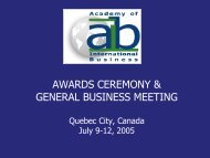 Download the Awards and General Business Meeting Presentation