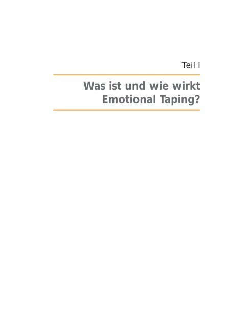 Emotional Taping