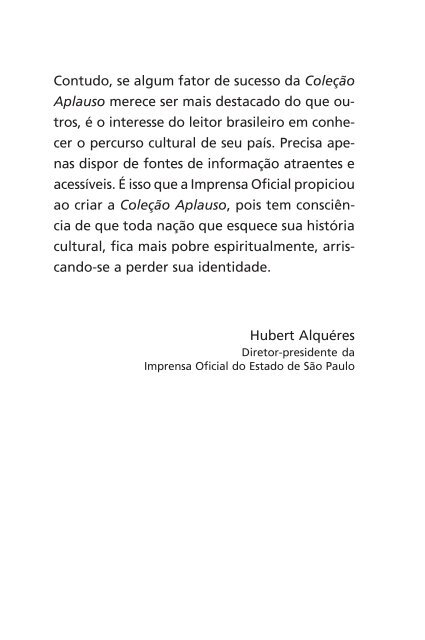 versÃ£o pdf - Livraria Imprensa Oficial