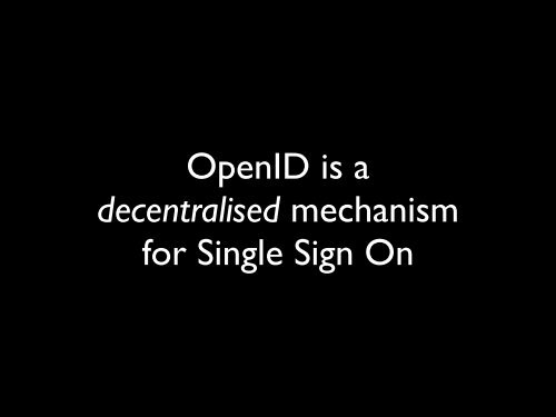 an OpenID