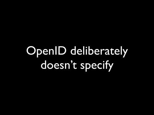 an OpenID