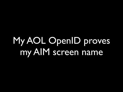 an OpenID