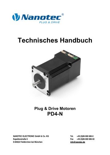 PD4-N Technisches Handbuch V1.5 - Nanotec