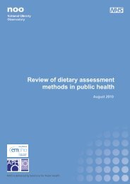 Review of dietary assessment methods in public health - National ...