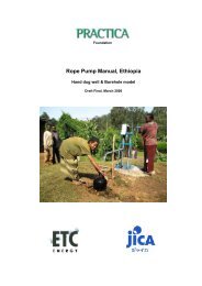 Rope Pump Manual, Ethiopia - Practica Foundation