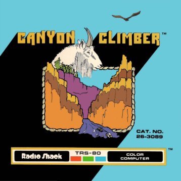 Canyon Climber (Tandy).pdf - TRS-80 Color Computer Archive