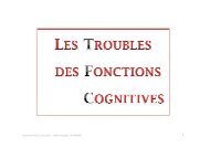 Troubles des fonctions cognitives - Www5.ac-lille.fr