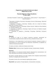 DiagnÃ³stico prenatal de Sindrome de Apert. Reporte de un caso ...