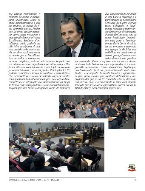 Revista do - Tribunal de Contas do Estado de SÃ£o Paulo - Governo ...