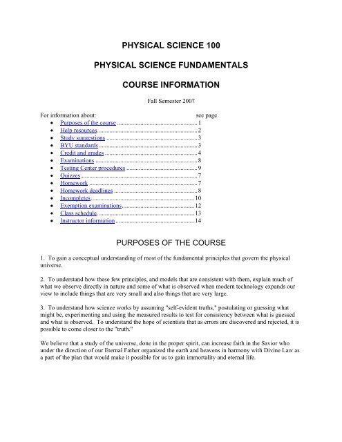 physical science 100 physical science fundamentals course ...