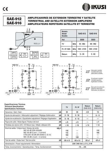 SAE-912 SAE-916