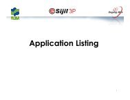 Application Listing - e-Sijil 3P - FAMA