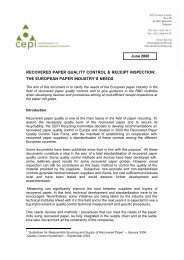 Recovered paper quality control & receipt inspection - CEPI ...