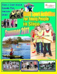 Summer Camp Multi Activity Brochure 2011 - Sligo Sport and ...