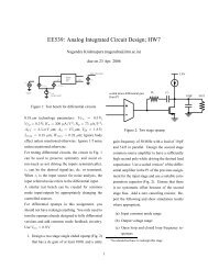 EE539: Analog Integrated Circuit Design; HW7