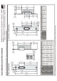 1 5 C A /1 5 B S /3 5 C A E L E C T R IC S T R IK E S - Assa Abloy