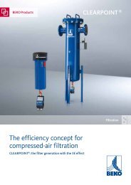 The efficiency concept for compressed-air filtration