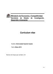 Curriculum vitae - Laboratorio de Historia de los Agroecosistemas