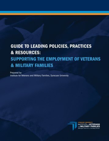 GUIDE TO LEADING POLIcIEs, PRAcTIcEs & REsOURcEs ...