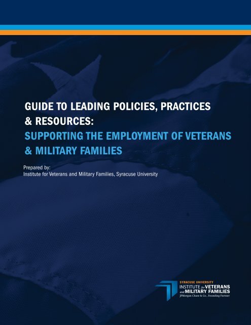 GUIDE TO LEADING POLIcIEs, PRAcTIcEs & REsOURcEs ...