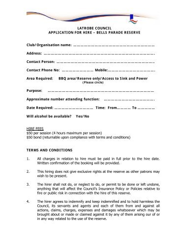 hire form