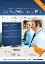 ServiceDesken anno 2012 - MBCE