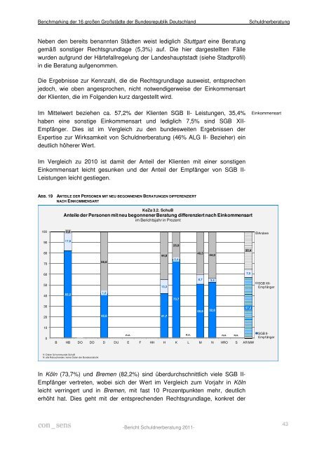 Bericht - Verein Schuldnerhilfe Essen