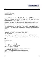 FamiliÃ¤rer Darmkrebs (HNPCC) - verein psychosoziale aspekte der ...