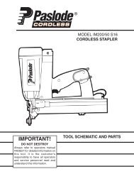 Paslode Staple Gun - Carey Tool