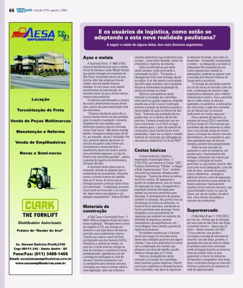 EdiÃ§Ã£o 78 download da revista completa - Logweb