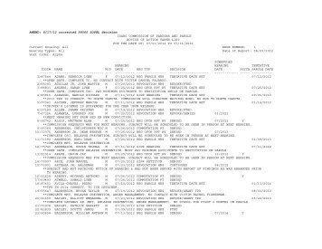 July - Idaho Commission of Pardons & Parole