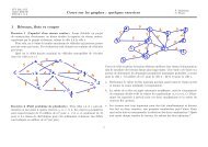 Cours sur les graphes : quelques exercices 1 RÃ©seaux, flots ... - ISIMA