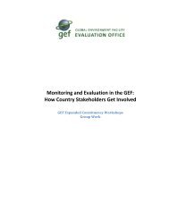 3. M&E Training Handouts.pdf - Global Environment Facility